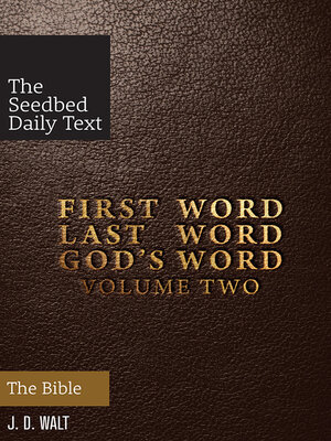 cover image of First Word Last Word God's Word, Volume 2